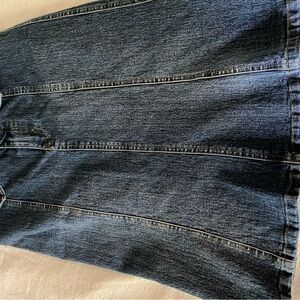 Wassino Ladies Blue Denim Pencil w/slight flare skirt Sz 2 Preowned